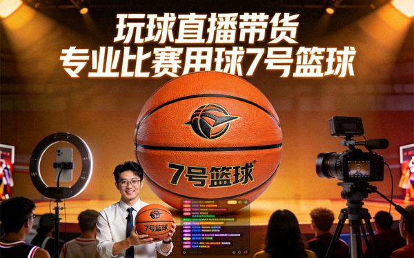 玩球直播带货 专业比赛用球7号篮球商品封面